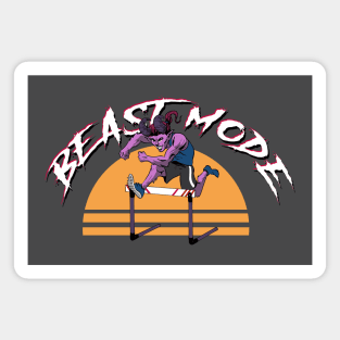 Hurdler Beast Mode Magnet